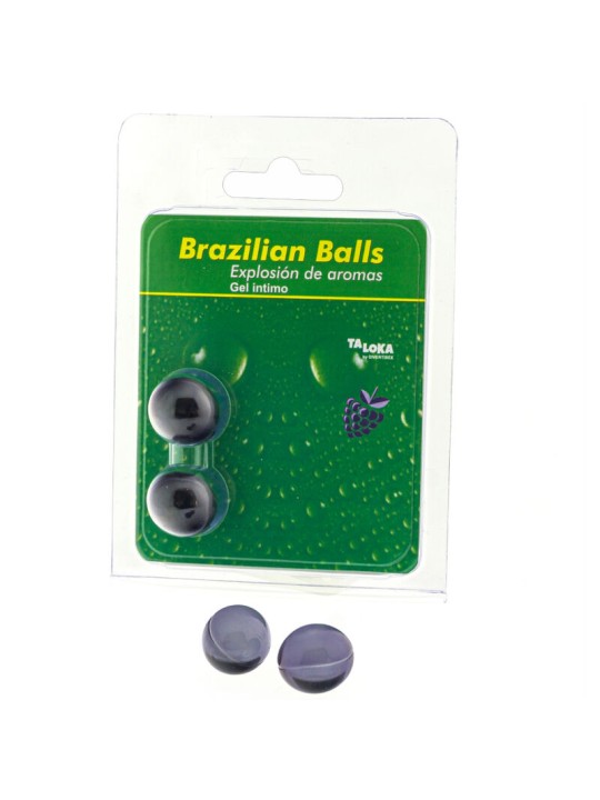 TALOKA BRAZILIAN BALLS GEL INTIMO FRUTAS DEL BOSQUE 2 BOLAS