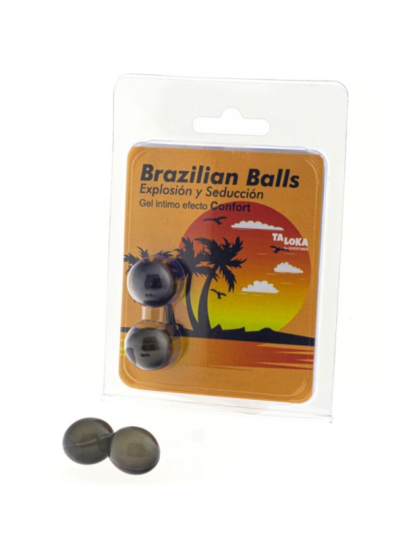 TALOKA BRAZILIAN BALLS GEL EXCITANTE EFECTO CONFORT 2 BOLAS
