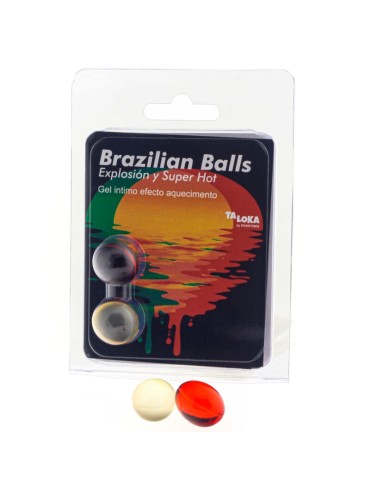 TALOKA BRAZILIAN BALLS GEL EXCITANTE EFECTO SUPER CALIENTE 2 BOLAS