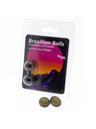 TALOKA BRAZILIAN BALLS GEL EXCITANTE EFECTO POWER 2 BOLAS