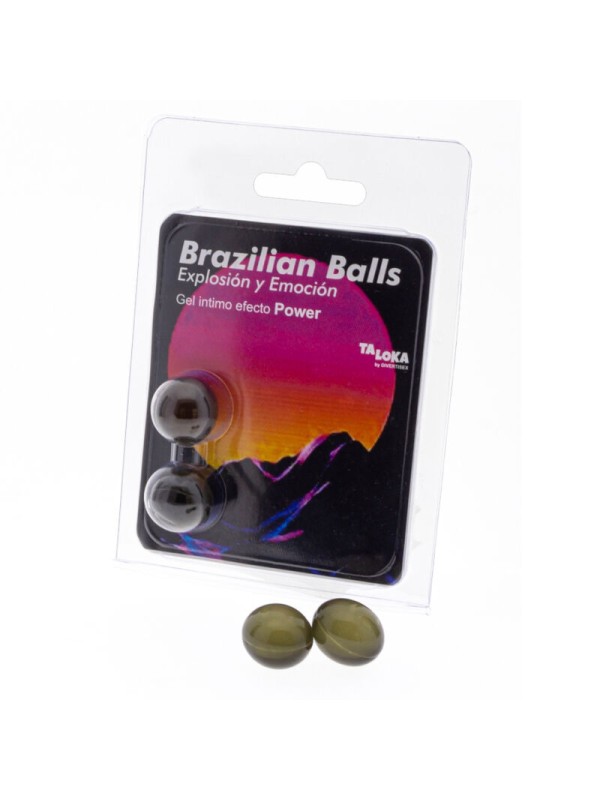 TALOKA BRAZILIAN BALLS GEL EXCITANTE EFECTO POWER 2 BOLAS