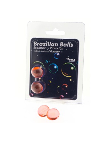 TALOKA BRAZILIAN BALLS GEL EXCITANTE EFECTO VIBRACION 2 BOLAS