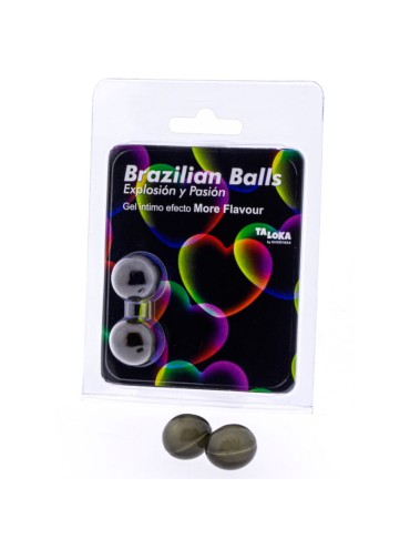 TALOKA BRAZILIAN BALLS GEL EXCITANTE EFECTO MORE FLAVOUR 2 BOLAS