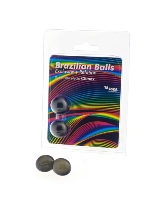 TALOKA BRAZILIAN BALLS GEL EXCITANTE EFECTO CLIMAX 2 BOLAS