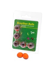 TALOKA BRAZILIAN BALLS GEL INTIMO FRESA CHOCOLATE 5 BOLAS