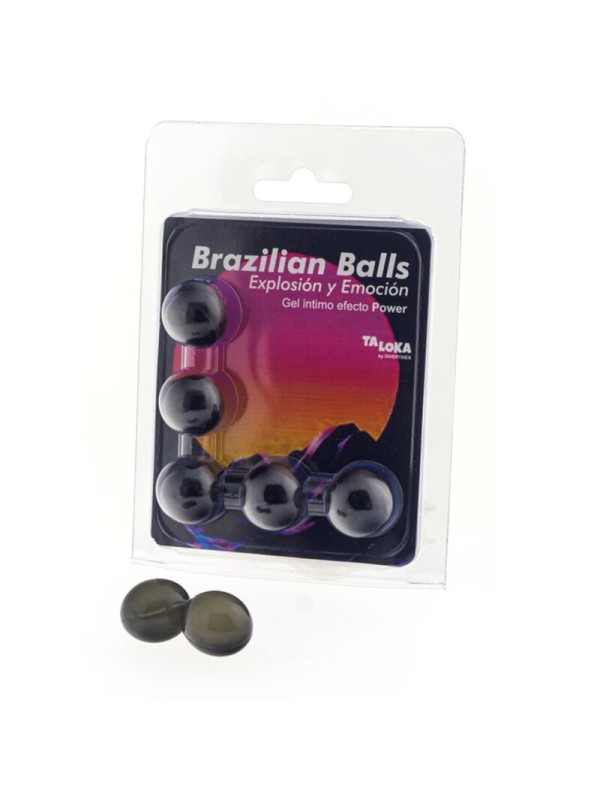 TALOKA BRAZILIAN BALLS GEL EXCITANTE EFECTO POWER 5 BOLAS