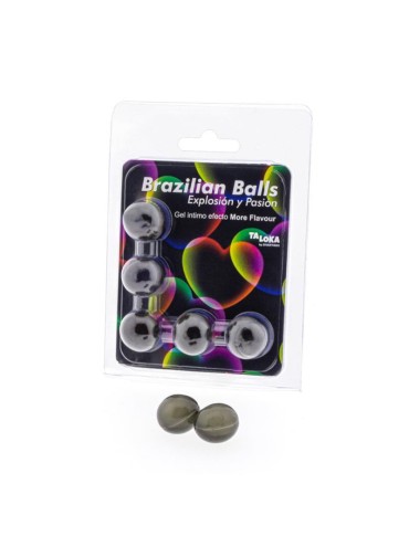 TALOKA BRAZILIAN BALLS GEL EXCITANTE EFECTO MORE FLAVOUR 5 BOLAS