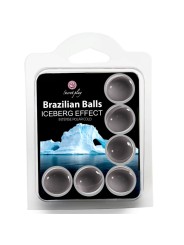 SECRET PLAY SET 6 BRAZILIAN BALLS EFECTO ICEBERG