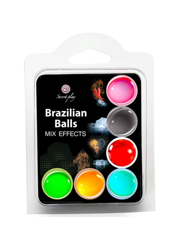 SECRET PLAY SET 6 BRAZILIAN BALLS MIX EFECTOS