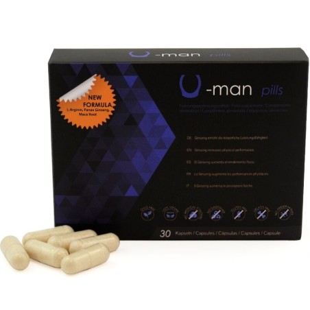 500 COSMETICS U MAN AUMENTO TAMANO PENE Y POTENCIA SEXUAL 30 CAPSULAS