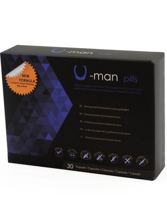 500 COSMETICS U MAN AUMENTO TAMANO PENE Y POTENCIA SEXUAL 30 CAPSULAS