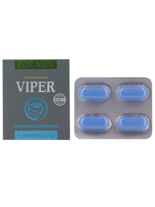 COBECO VIPER POTENCIADOR MASCULINO 4 CAPSULAS