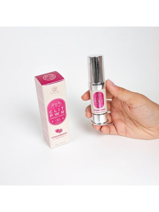 SECRET PLAY CLIT PWR BLSAMO DE CLITORIS DE FRESA