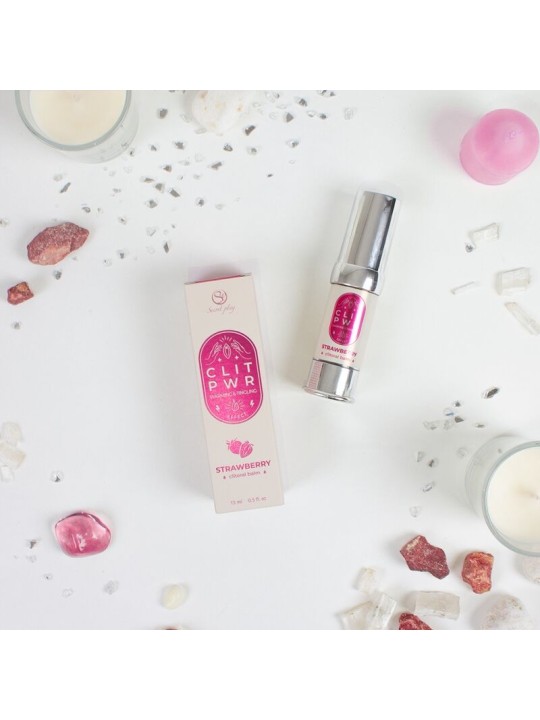 SECRET PLAY CLIT PWR BLSAMO DE CLITORIS DE FRESA