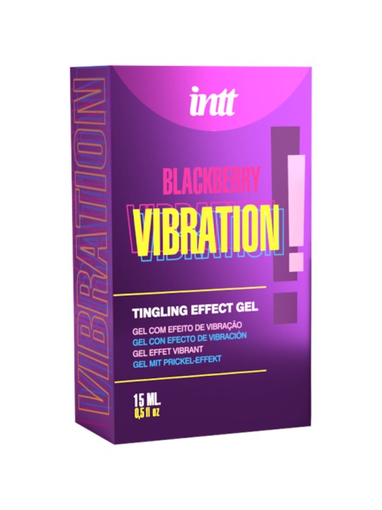 INTT RELEASES GEL VIBRADOR LIQUIDO SABOR MORA 15 ML