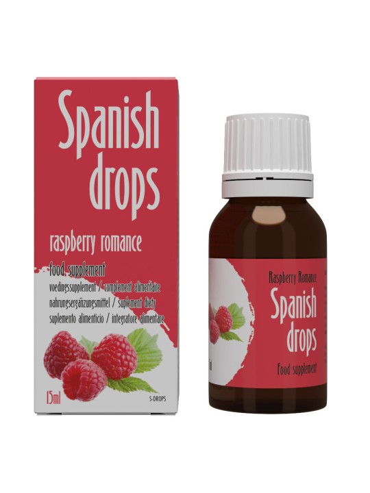 COBECO SPANISH DROPS FRAMBUESA ROMANCE GOTAS ESTIMULANTES 15 ML