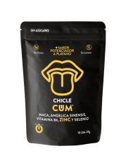 WUG SEX SENSE CUM CHICLE AUMENTADOR DE EYACULACION SABOR A PLATANO DEL SEMEN 10 UNIDADES