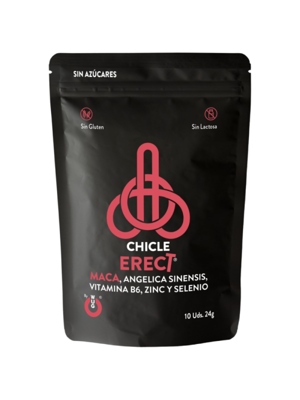 WUG SEX SENSE ERECT CHICLE POTENCIADOR ERECCION 10 UNIDADES