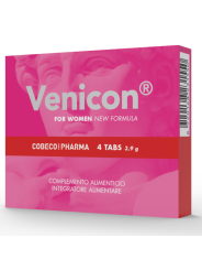 COBECO VENICON SUPLEMENTO LIBIDO MUJER 4 CAPSULAS
