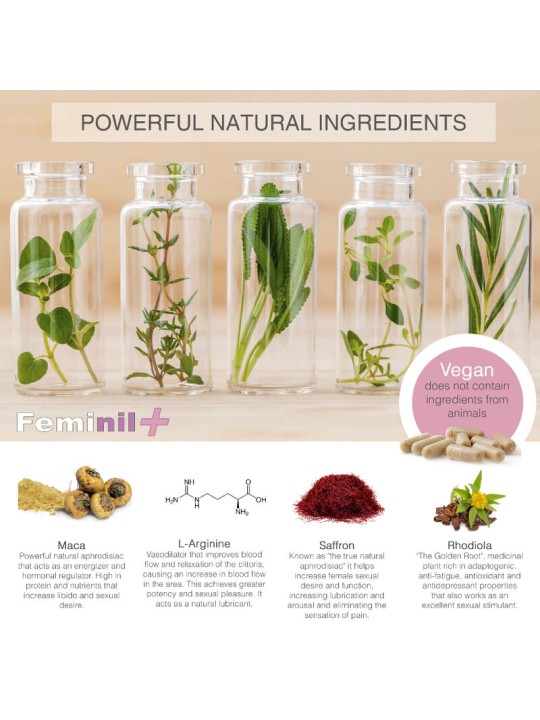 500 COSMETICS FEMINIL AUMENTO LIBIDO SEXUAL FEMENINO 30 CAPSULAS