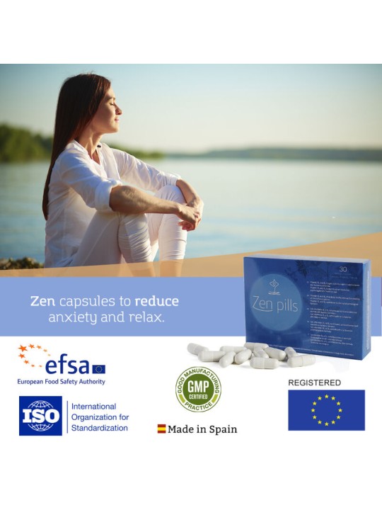 500 COSMETICS ZEN PILLS CAPSULAS RELAJACION Y REDUCCION ANSIEDAD