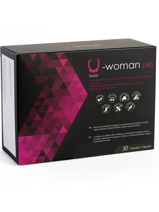 500 COSMETICS U WOMAN AUMENTO LIBIDO FEMENINA 30 CAPSULAS
