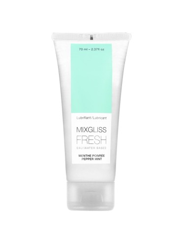 MIXGLISS LUBRICANTE BASE AGUA EFECTO FRIO SABOR A MENTA 70 ML