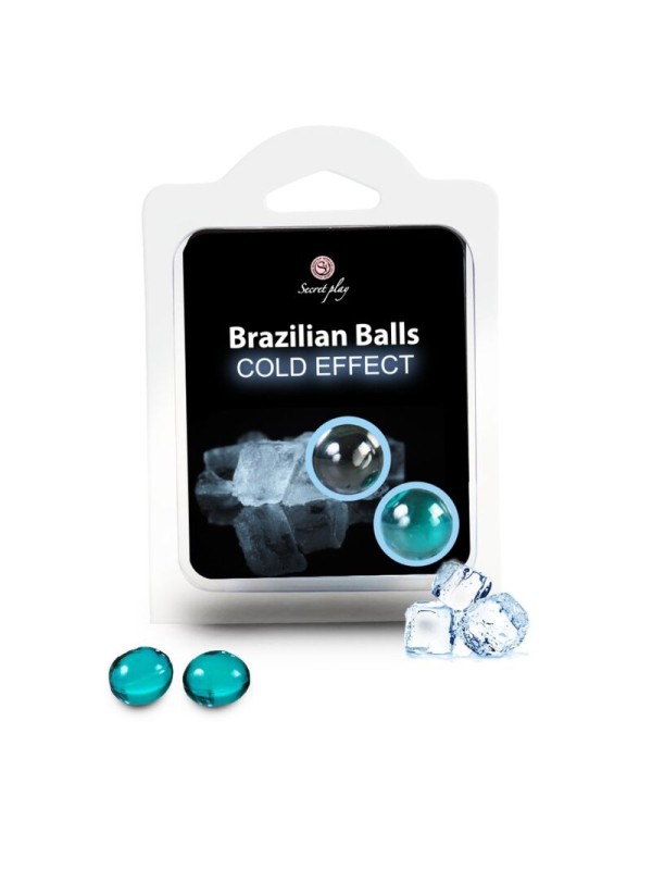 SECRETPLAY BRAZILIAN BALLS EFECTO FRIO 2 UNIDADES