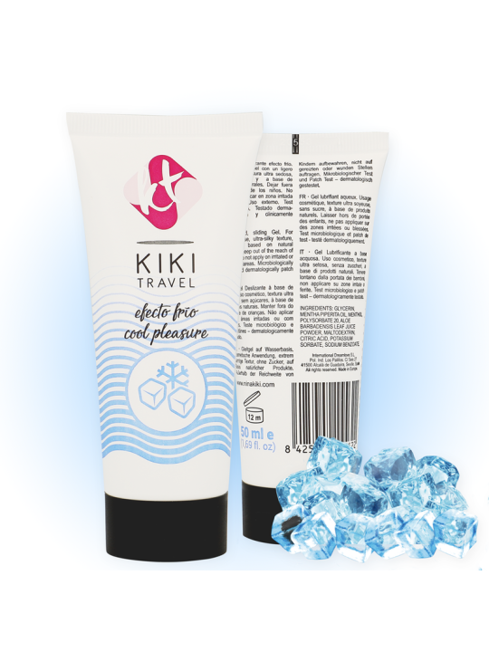 KIKI TRAVEL GEL DESLIZANTE EFECTO FRIO INTENSIFICADOR 50 ML