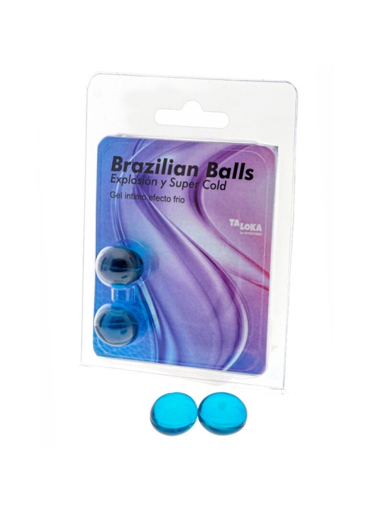 TALOKA BRAZILIAN BALLS GEL EXCITANTE EFECTO FRIO 2 BOLAS
