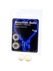 TALOKA BRAZILIAN BALLS GEL EXCITANTE EFECTO FRIO Y VIBRACION 2 BOLAS