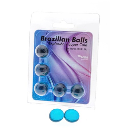 TALOKA BRAZILIAN BALLS GEL EXCITANTE EFECTO FRIO 5 BOLAS