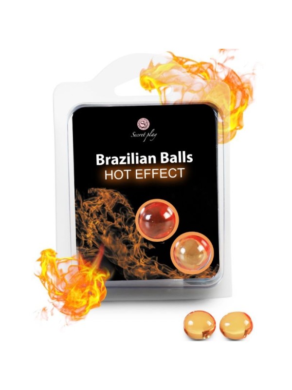 SECRETPLAY BRAZILIAN BALLS EFECTO CALOR 2 UNIDADES