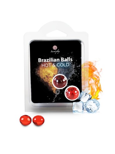 SECRETPLAY BRAZILIAN BALLS EFECTO CALOR FRIO 2 UNIDADES