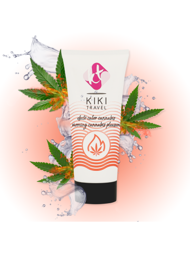 KIKI TRAVEL GEL DESLIZANTE SABOR A CANNABIS EFECTO CALOR INTENSO 50 ML