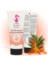 KIKI TRAVEL GEL DESLIZANTE SABOR A CANNABIS EFECTO CALOR INTENSO 50 ML