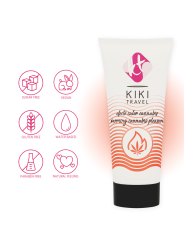 KIKI TRAVEL GEL DESLIZANTE SABOR A CANNABIS EFECTO CALOR INTENSO 50 ML