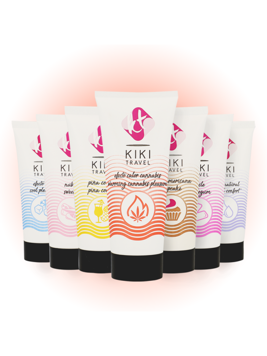 KIKI TRAVEL GEL DESLIZANTE SABOR A CANNABIS EFECTO CALOR INTENSO 50 ML