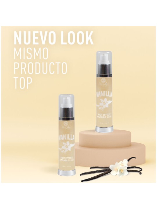 SECRETPLAY LUBRICANTE 2 1 EFECTO CALOR VAINILLA 50 ML