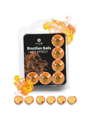SECRETPLAY SET 6 BRAZILIAN BALLS EFECTO CALOR