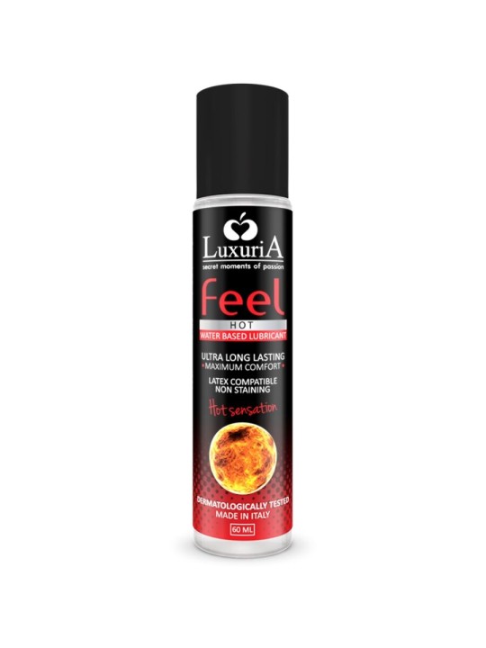 INTIMATELINE LUXURIA FEEL HOT SENSATION LUBRICANTE BASE AGUA EFECTO CALOR 60 ML