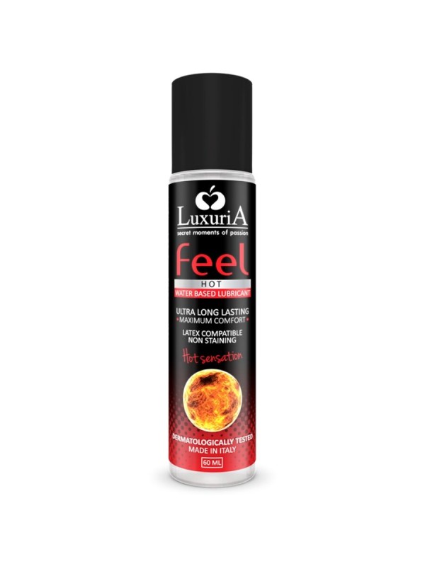 INTIMATELINE LUXURIA FEEL HOT SENSATION LUBRICANTE BASE AGUA EFECTO CALOR 60 ML