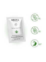 BRUMA 6 ML GEL DESLIZANTE CON ACEITE DE SEMILLA EFECTO CALOR SABOR CANNABIS