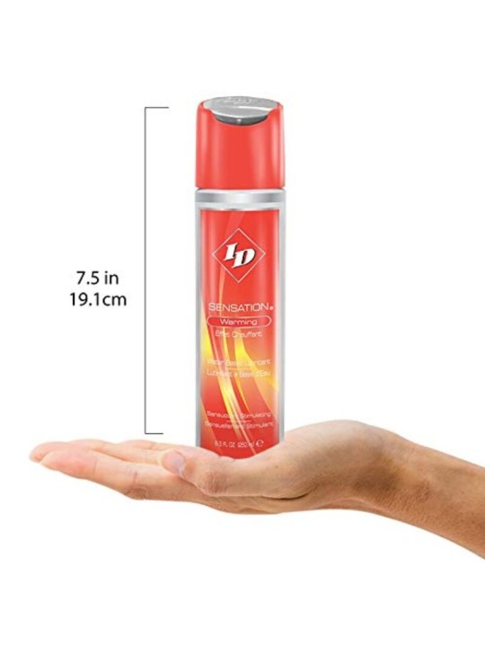 ID SENSATION LUBRICANTE BASE AGUA EFECTO CALOR 250 ML
