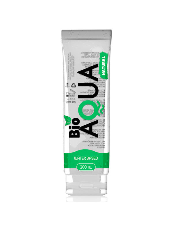 BIOAQUA LUBRICANTE INGREDIENTES NATURALES BASE AGUA 200 ML