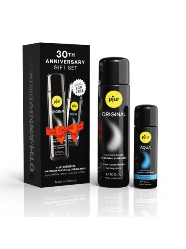 PJUR SET 30TH ANIVERSARY PJUR ORIGINAL 100 ML PJUR AQUA 30 ML DE REGALO