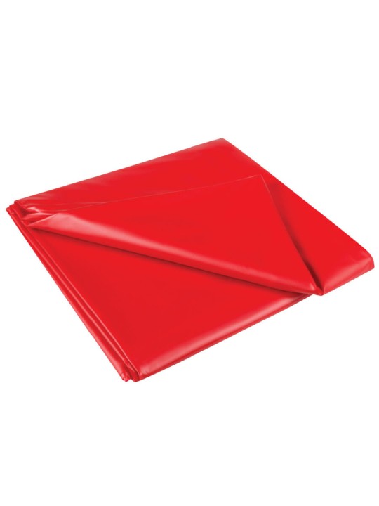 JOYDIVISION SEXMAX SABANA ROJA DE PLASTICO REUTILIZABLE