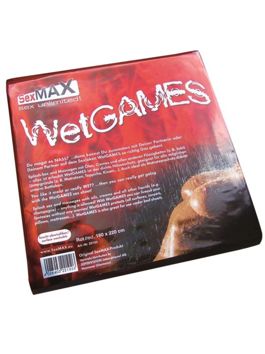 JOYDIVISION SEXMAX SABANA BLANCA DE PLASTICO REUTILIZABLE