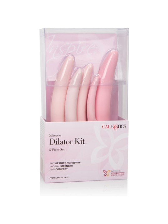 CALEXOTICS INSPIRE KIT DILATADOR VAGINAL SILICONA 5 PCS