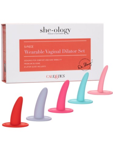 CALEXOTICS KIT 5PC DILATADORES VAGINALES O ANALES MULTICOLOR